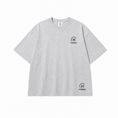 HUMMING Oversized Minimal Logo T-shirt
