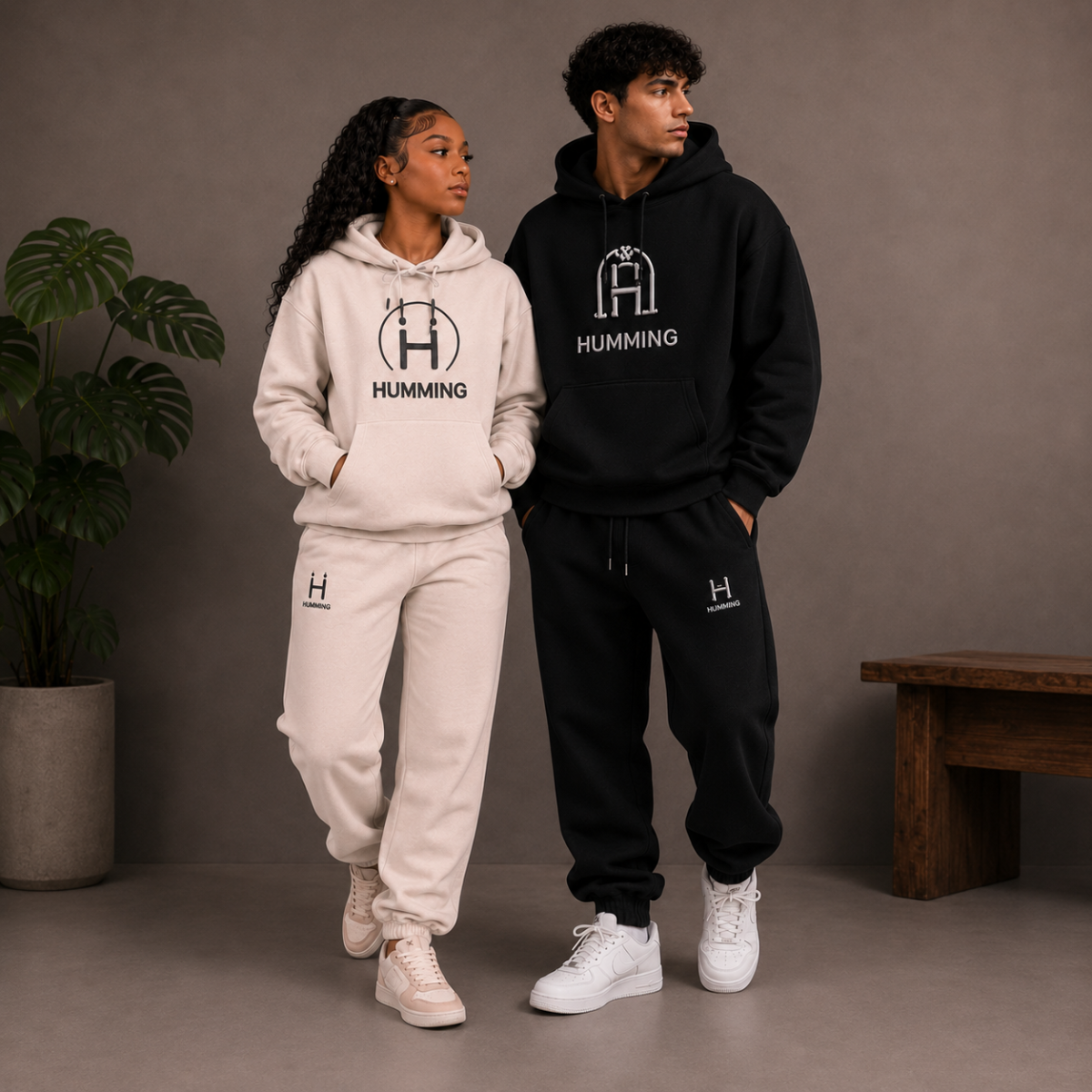 Humming Unisex Premium Hoodie Set