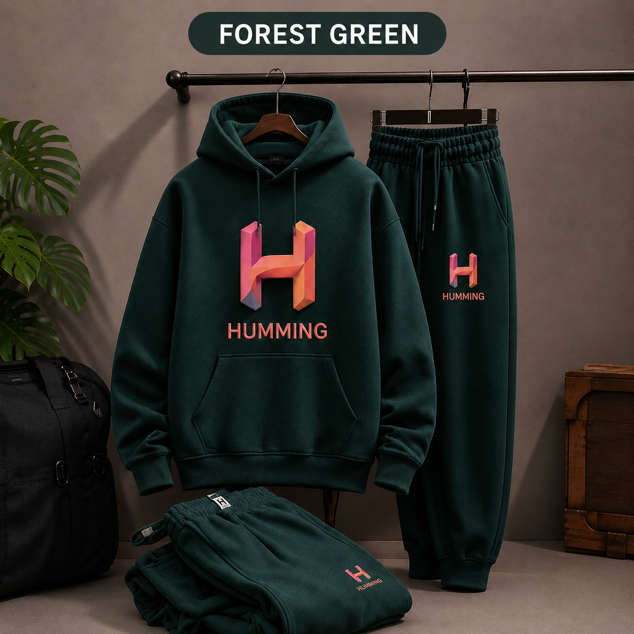 Humming Unisex Premium Hoodie Set - Image 6