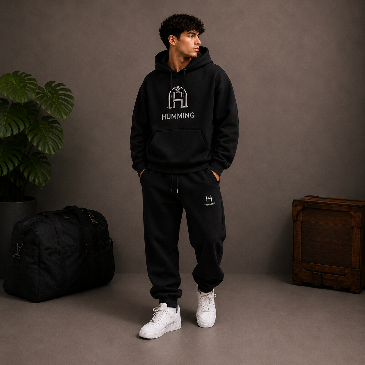 Humming Unisex Premium Hoodie Set - Image 8