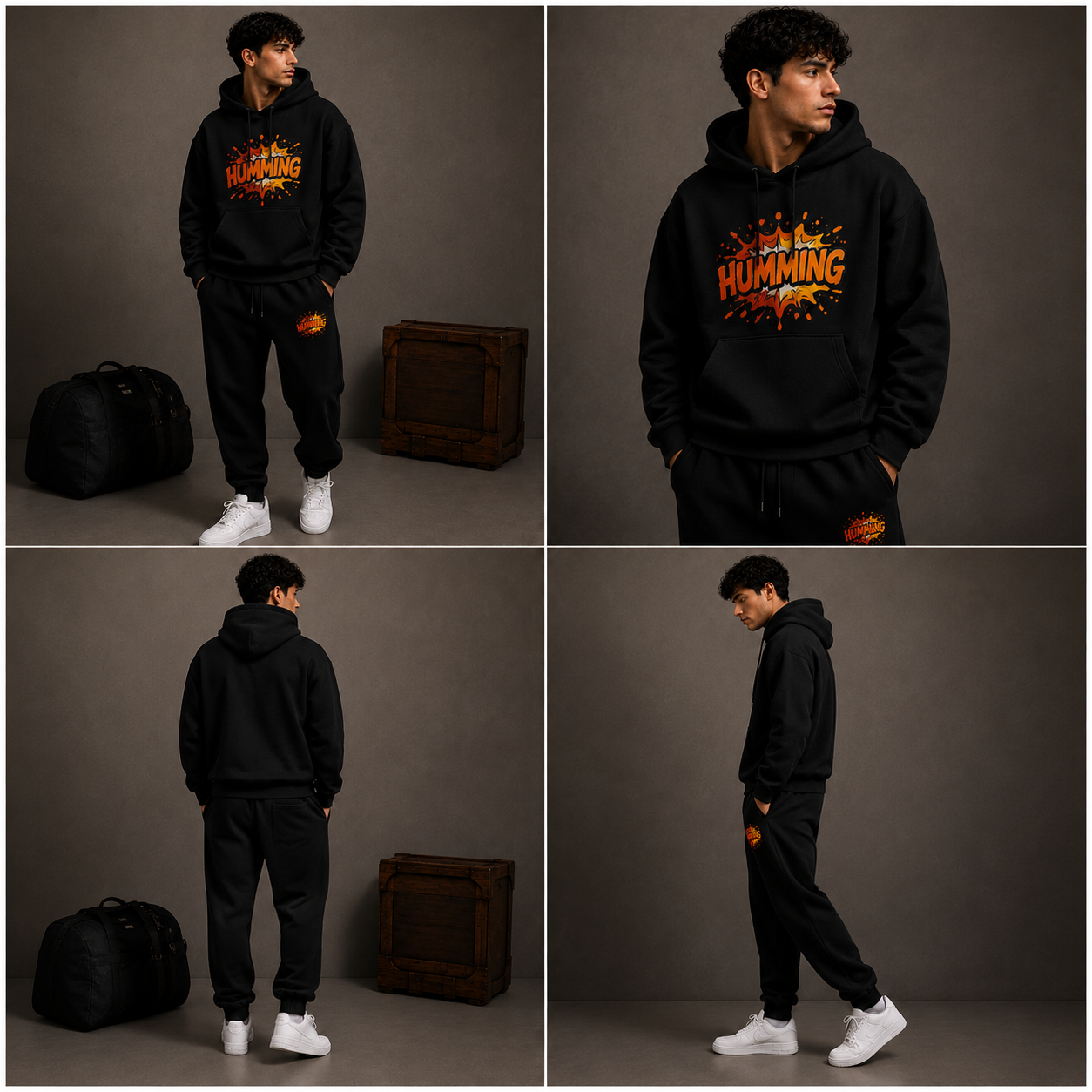 Humming Unisex Premium Hoodie Set - Image 9